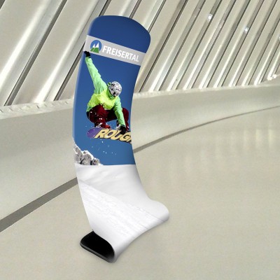 Messe Display gebogen Zipper Snake Messe Display gebogen Zipper Snake
