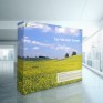 Pop up Textil Wand gerade Pop up Textil Wand gerade